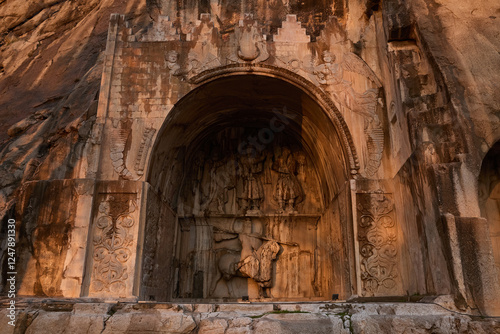Taq-e Bostan in Kermanshah city, Iran