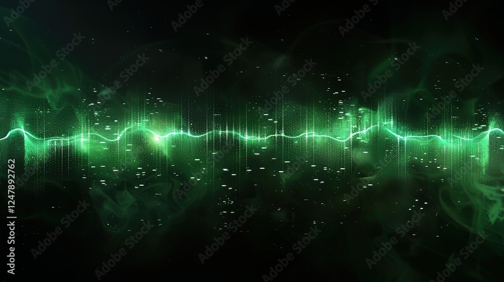 Dark_green_glowing_horizontal_lines_on_a_black_ Dark_green_glowing_horizontal_lines_on_a_black_