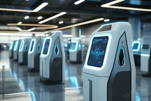 Futuristic Self-Check-In Biometric Security at Airport
