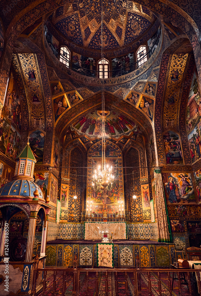 Obraz premium Vank cathedral in Isfahan city, Iran