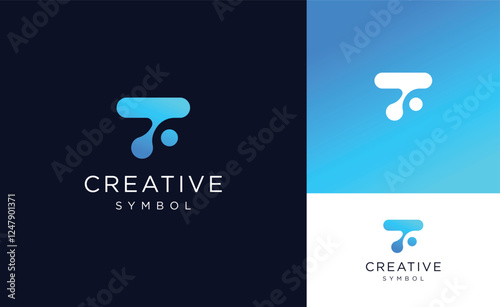 Modern and strong letter T initials logo design Inspiration 