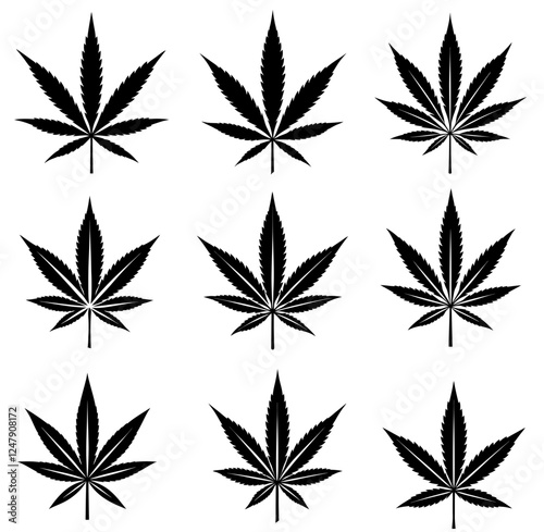 cannabis leaf vector illustration
