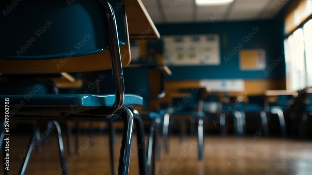 Empty Classroom: A Glimpse into Silent Learning Spaces Empty Classroom: A Glimpse into Silent Learning Spaces