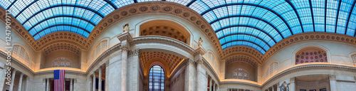 Chicago, IL - July 24, 2024: Interior of Chicago Central Train Station photo