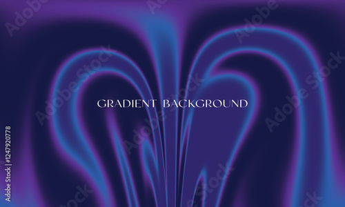 A mesmerizing abstract digital artwork with smooth, flowing lines in shades of blue and purple. The glowing neon effect creates a futuristic and dynamic aesthetic, ideal for backgrounds