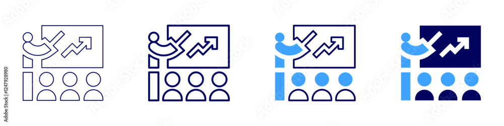 Feedback session icon in 4 different styles. Thin Line, Line, Bold Line, Duotone. Duotone style. Editable stroke Feedback session icon in 4 different styles. Thin Line, Line, Bold Line, Duotone. Duotone style. Editable stroke