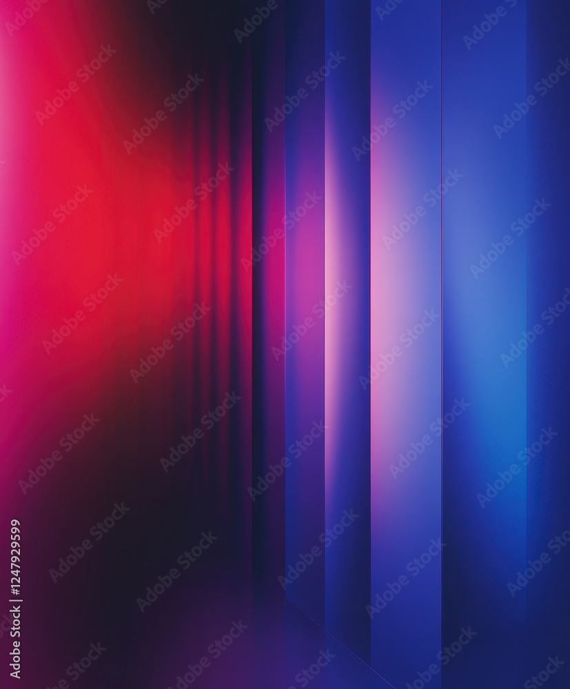 Fototapeta premium Abstract Background with Gradient Colors in Blue and Red Tones