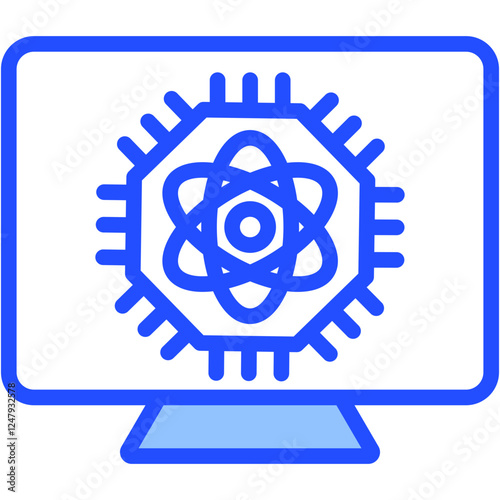 Quantum Computing Icon