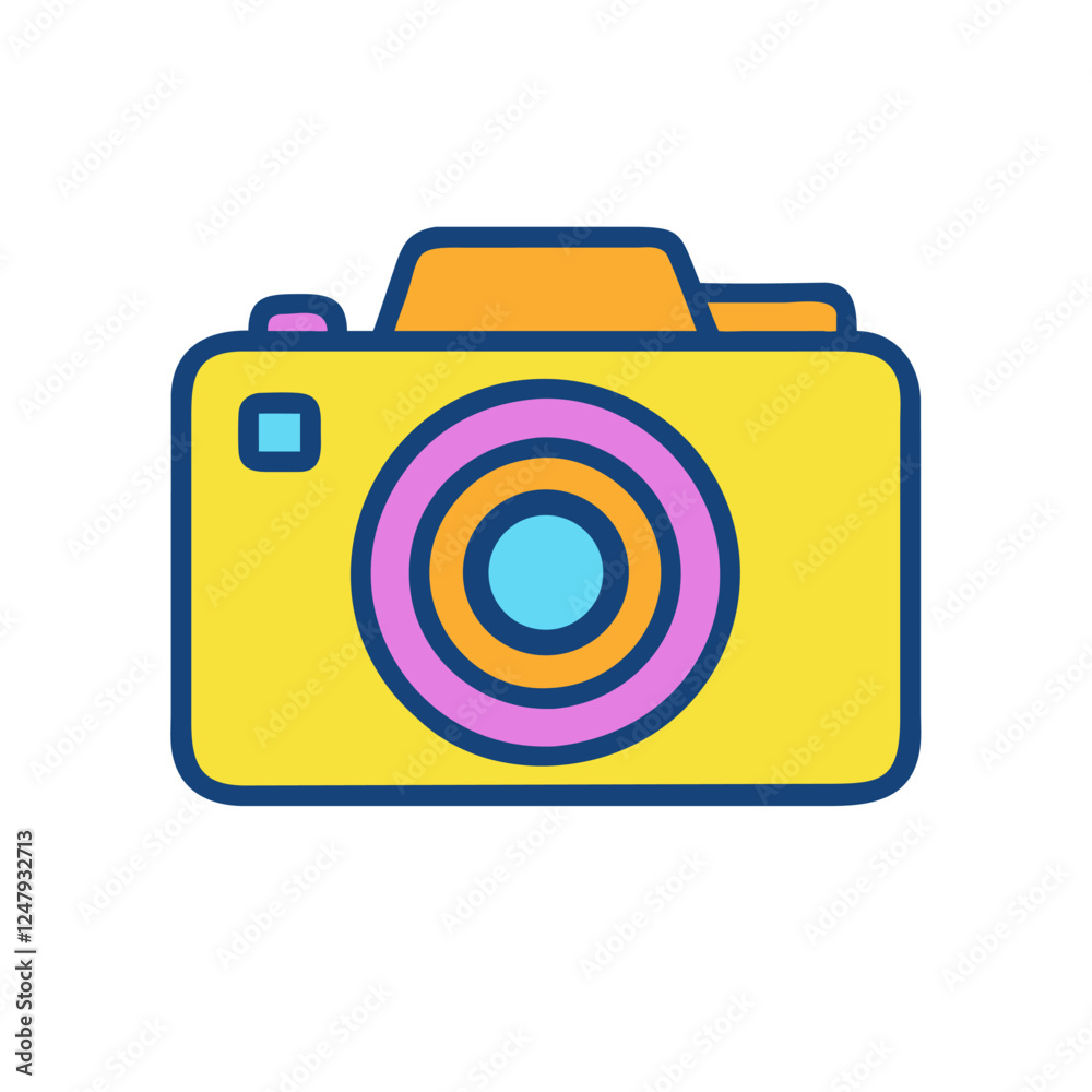 Digital camera with lens for travel photography Digital camera with lens for travel photography