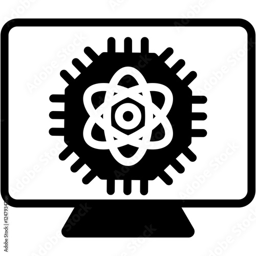 Quantum Computing Icon