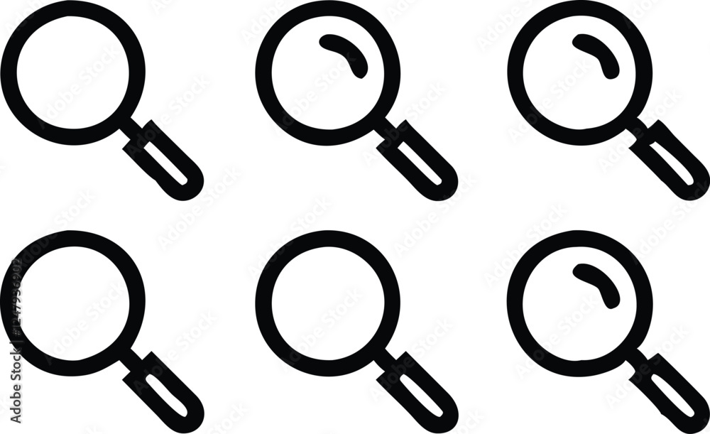 Search icon vector art design Search icon vector art design