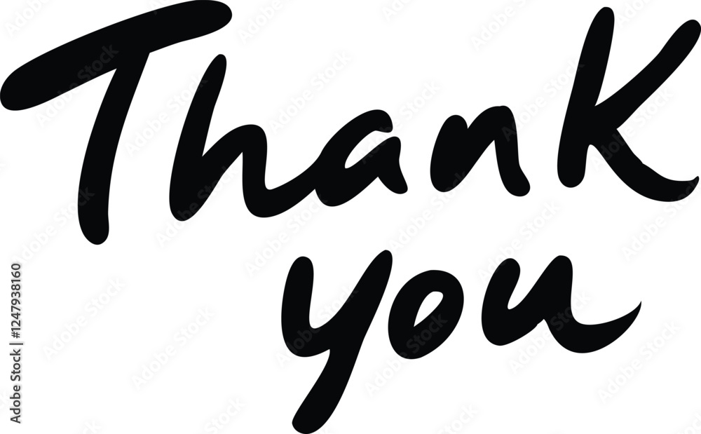 Thank you icon vector art design Thank you icon vector art design