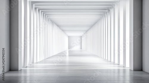 Wallpaper Mural Striking Minimalist Desktop Wallpaper, Abstract Architecture, Clean Lines, Geometric Shapes, Monochrome, for Modern Sophistication. Torontodigital.ca