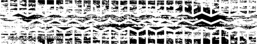 Tire tracks rough texture