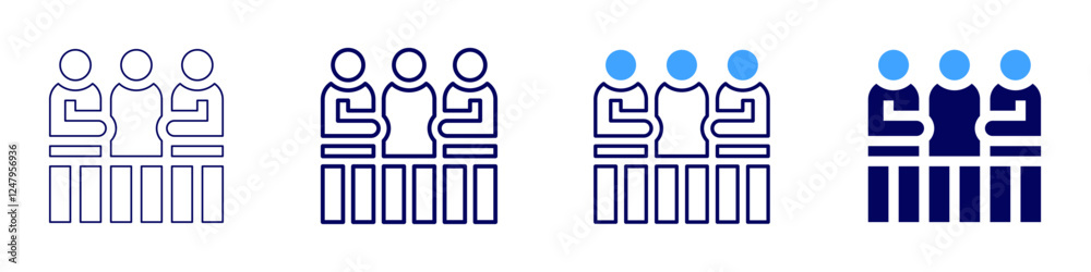 Mutual collaboration icon in 4 different styles. Thin Line, Line, Bold Line, Duotone. Duotone style. Editable stroke Mutual collaboration icon in 4 different styles. Thin Line, Line, Bold Line, Duotone. Duotone style. Editable stroke