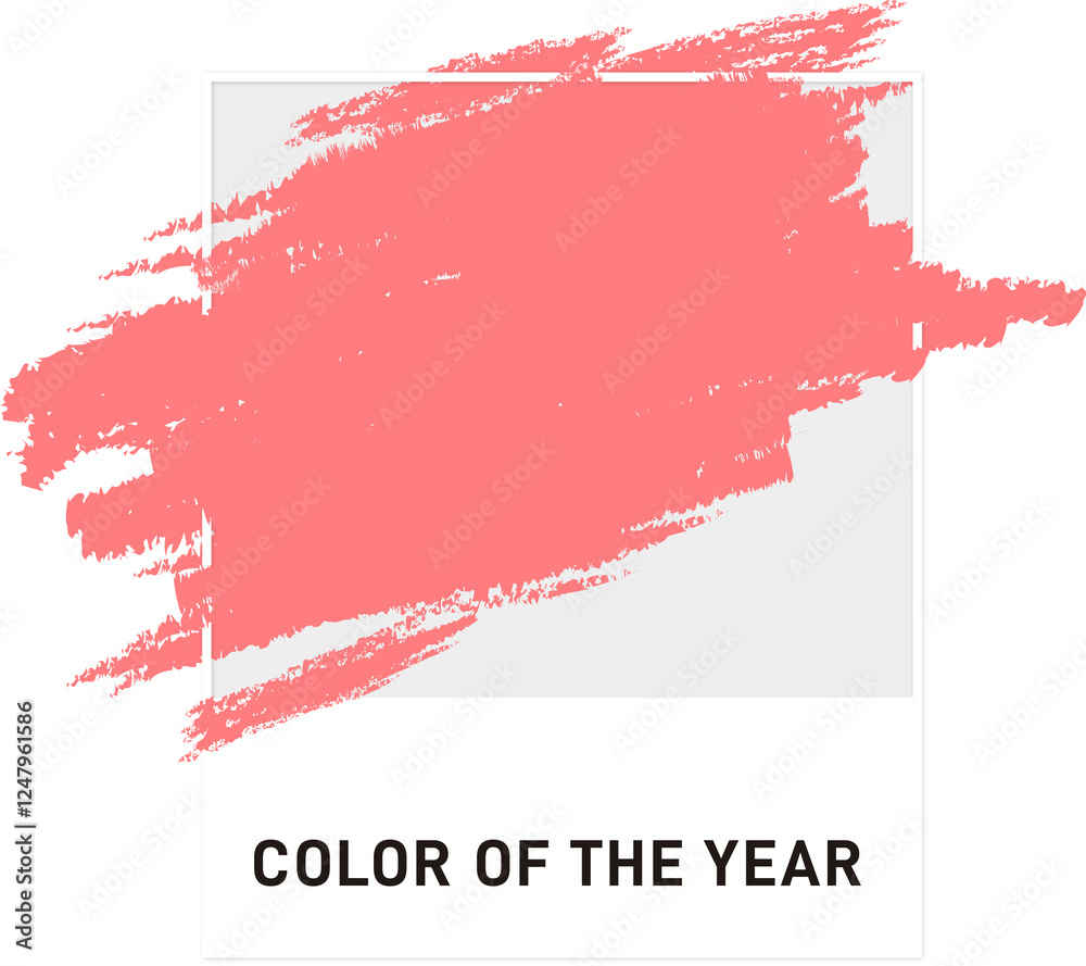 Fototapeta premium Color of the year (living coral)_2