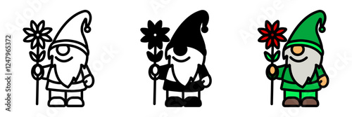 Garden Gnome is a decorative figurine, often resembling a small, bearded man, used to add charm to gardens or lawns.