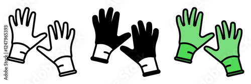 Garden Gloves are protective gloves designed to shield hands from dirt, thorns, and moisture while performing gardening tasks.