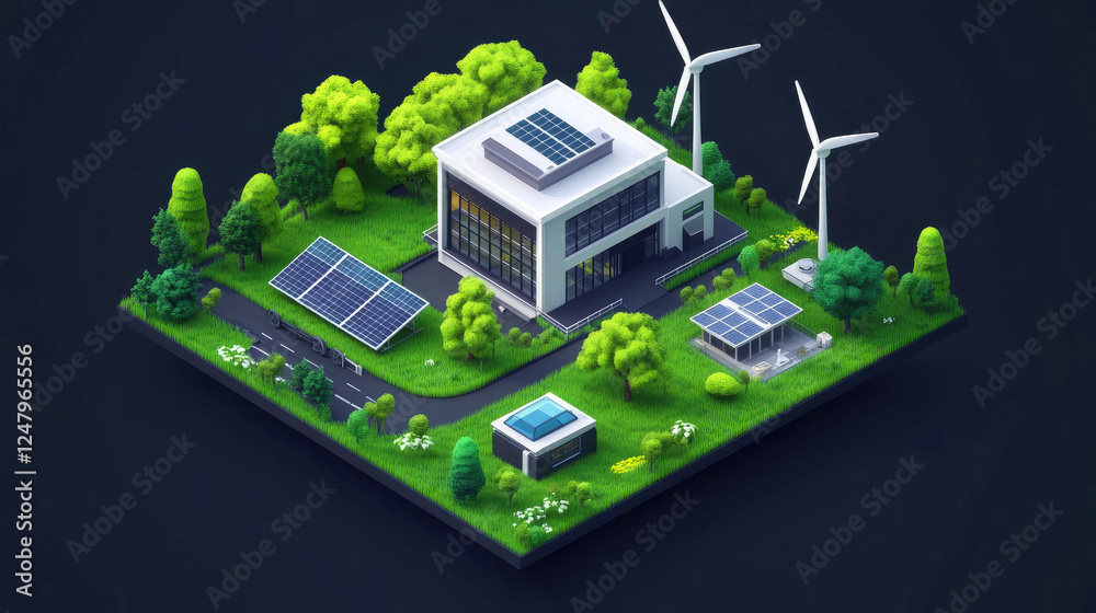 Eco-Friendly Smart Energy System with Solar Panels and Wind Turbines Eco-Friendly Smart Energy System with Solar Panels and Wind Turbines