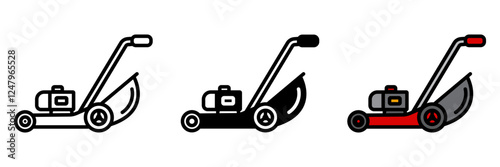 Lawn Mower is a machine used to cut grass evenly, keeping lawns well-maintained and enhancing the beauty of outdoor spaces.