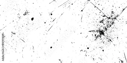 Abstract dust particle and dust grainy overlay or grunge texture, vintage rough texture scratched grunge or dusty overlay, Abstract grunge black and white distressed grunge texture with stains.