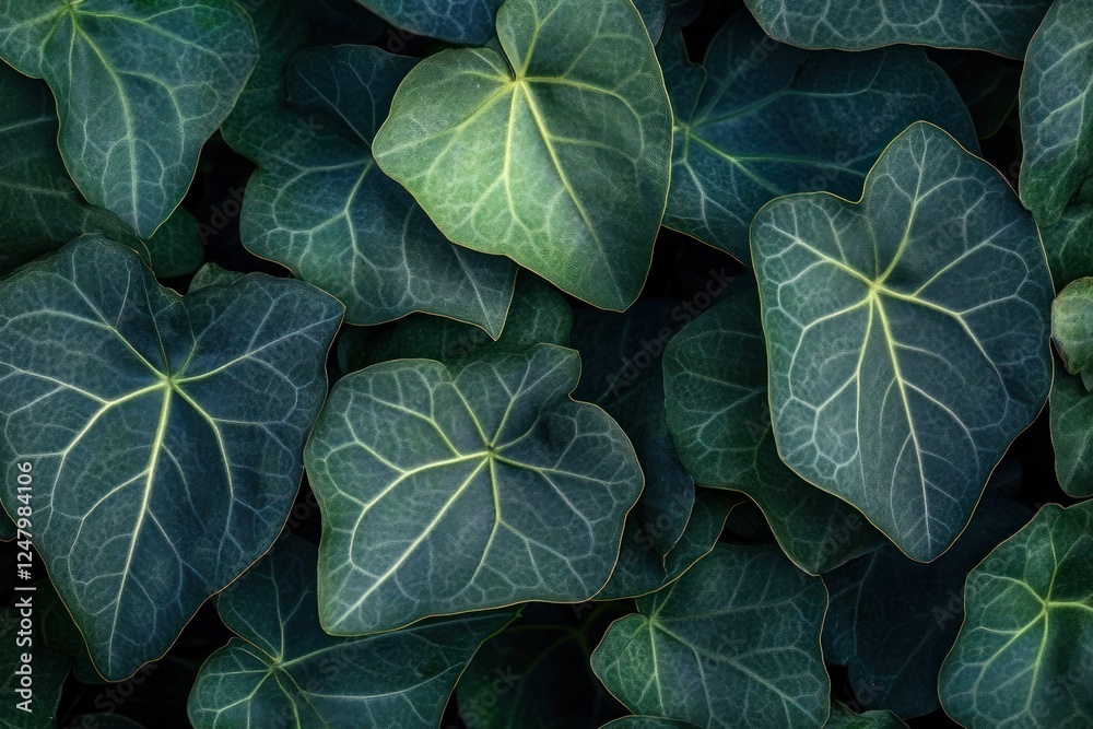 Lush green ivy leaves background texture. Lush green ivy leaves background texture.