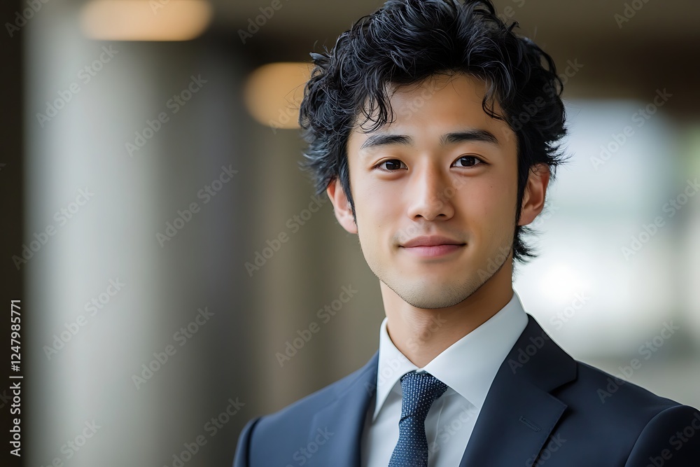 Asian Businessman Portrait in Modern Office Asian Businessman Portrait in Modern Office