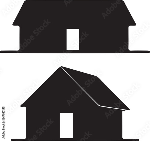 Simple silhouette home