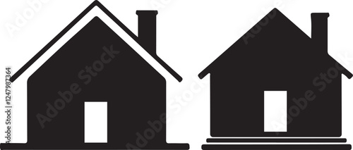 Simple silhouette home
