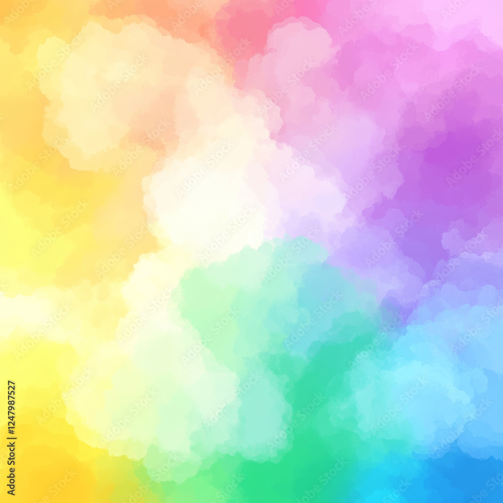 Colorful pastel cloud background with dreamy atmosphere Colorful pastel cloud background with dreamy atmosphere