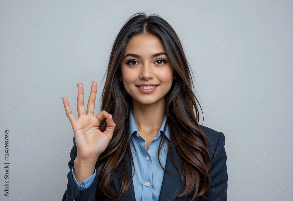 Confident South Asian Woman with Crossed Arms in Maroon Blouse Confident South Asian Woman with Crossed Arms in Maroon Blouse
