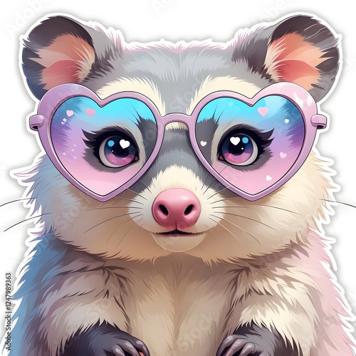 Wallpaper Mural vector opossum cartoon Torontodigital.ca