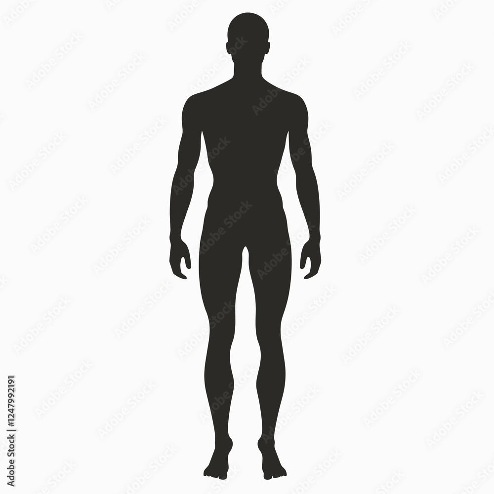 silhouette of a man silhouette of a man