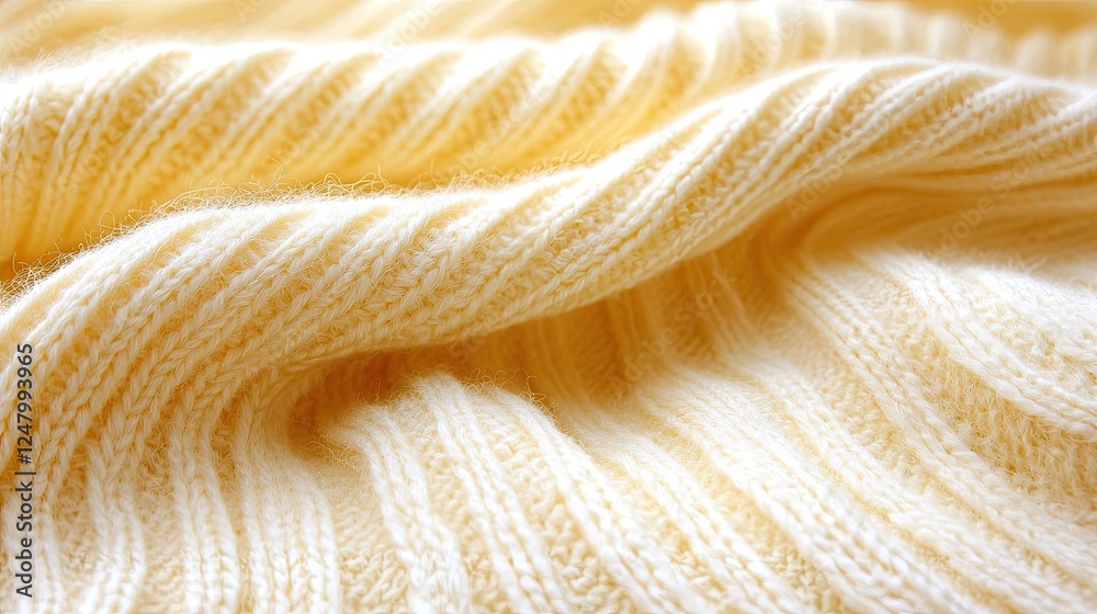 Creamy Knitted Texture: A Soft and Cozy Yarn Background Creamy Knitted Texture: A Soft and Cozy Yarn Background