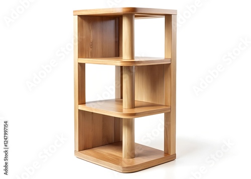 corner shelf isolated on a white background