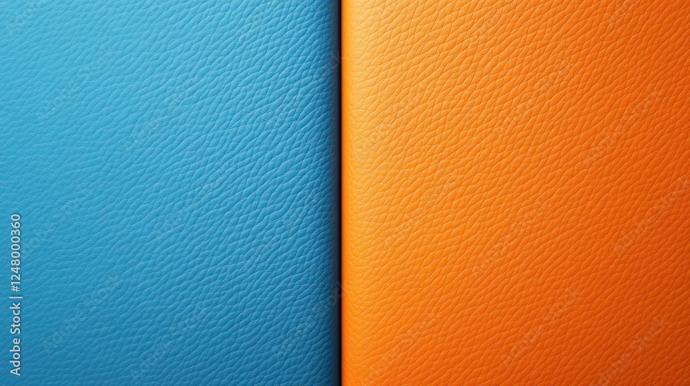 Fototapeta premium Vibrant Dual-Tone Leather Texture Background