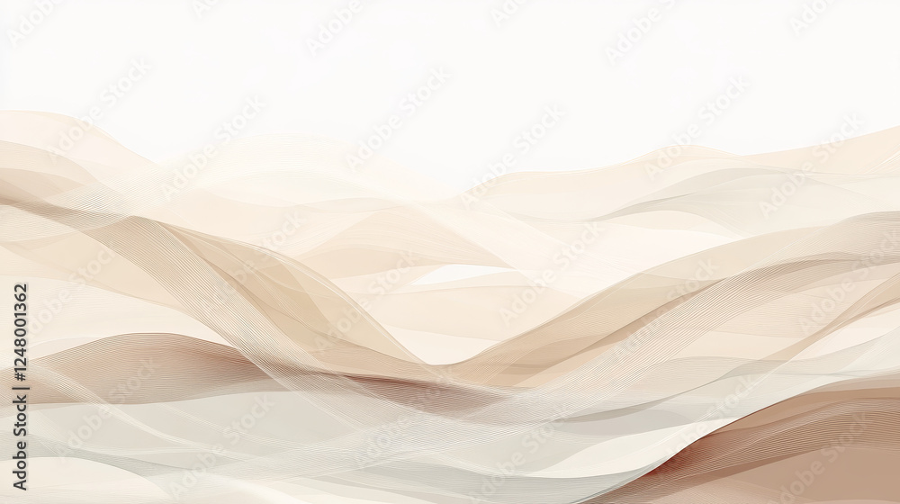 Obraz premium Business background, blank with transparent strip, waves