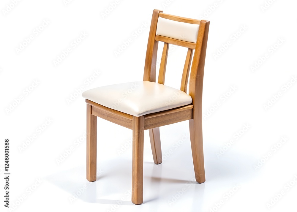 a dining chair isolated on a white background a dining chair isolated on a white background