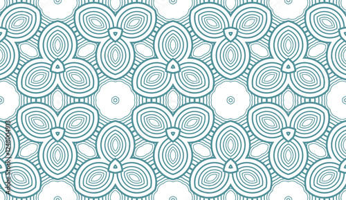color seamless retro lace pattern with floral decoration. illustration