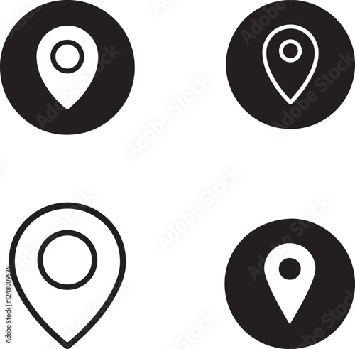 Printable location vector set