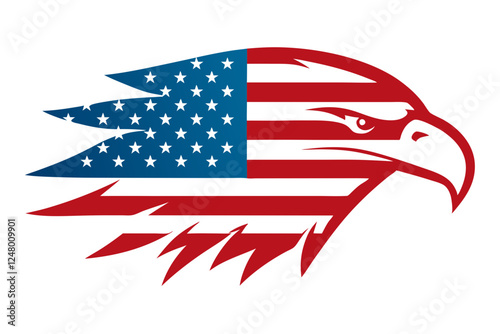 american eagle flag