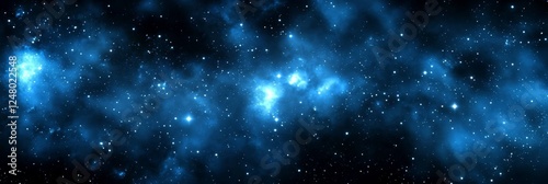 Atmospheric depiction of a nebula with countless stars.
