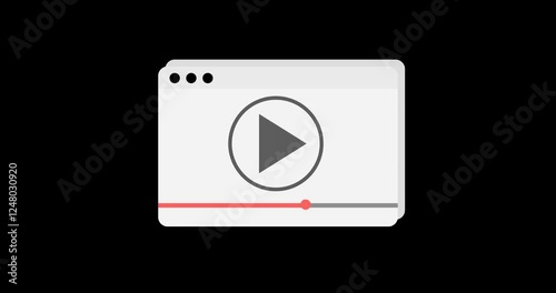Web page online videos play