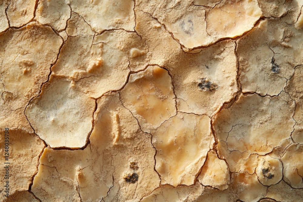 A close-up shot of a cracked concrete surface with fissures and cracks A close-up shot of a cracked concrete surface with fissures and cracks