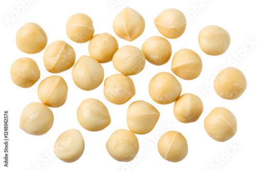 Tableau sur toile Shelled macadamia nuts