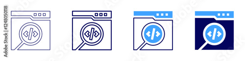 Entrepreneurial development icon in 4 different styles. Thin Line, Line, Bold Line, Duotone. Duotone style. Editable stroke