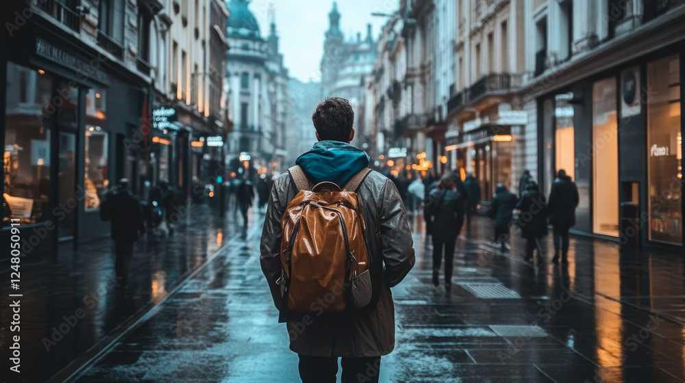 Obraz premium GDPR, general data protection isometric landing