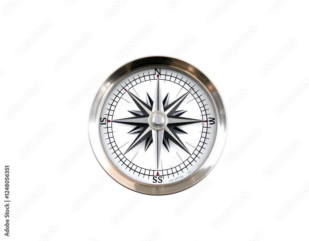 Realistic compass isolated on transparent background Realistic compass isolated on transparent background
