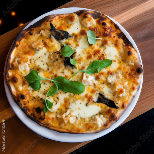 Thin Crust Lobster Pizza photo
