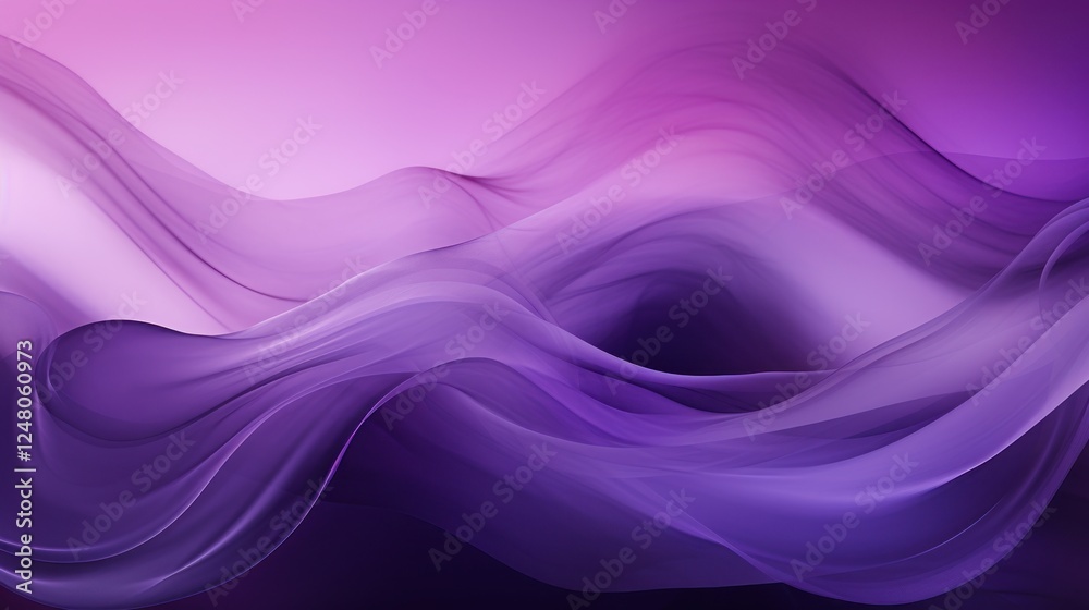 Naklejka premium Abstract Light Purple wavy texture background. AI generated image